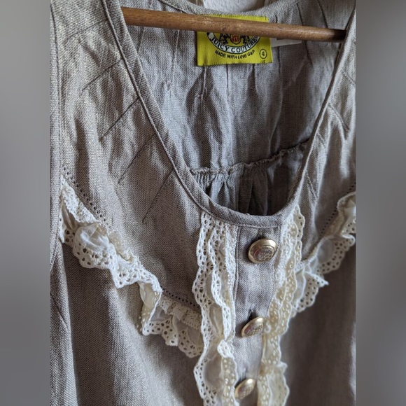 Juicy Couture linen with gold threads, 4 - Picture 3 of 8